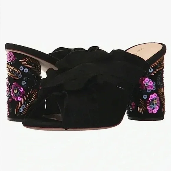 LOEFFLER RANDALL KAYA‎ SUEDE/SEQUIN PUMP